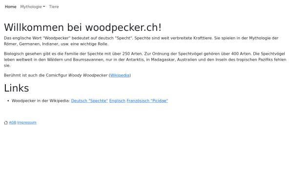 Vorschau von woodpecker.ch, Woodpecker AG