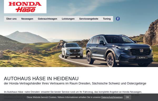 Vorschau von www.honda-haese.de, Autohaus Häse GmbH