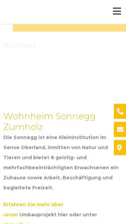 Vorschau der mobilen Webseite www.sonnegg-zumholz.ch, Sonnegg-Zumholz