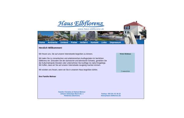 Vorschau von www.haus-elbflorenz.de, Ferienwohnung - Haus Elbflorenz