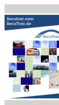 Vorschau der mobilen Webseite www.secutrac.com, SecuTrac Technologie GmbH