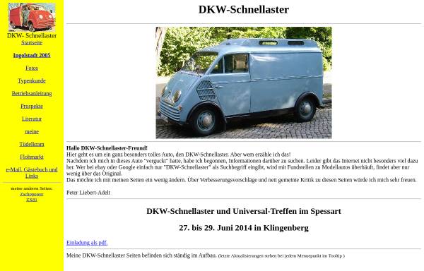 Vorschau von www.dkw-schnellaster.de, DKW-Schnellaster