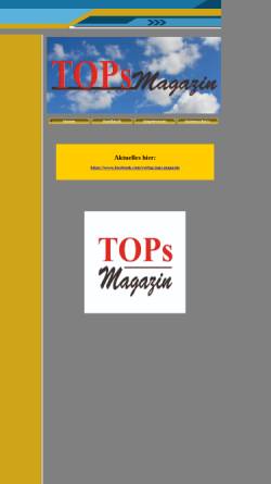 Vorschau der mobilen Webseite www.tops-magazin.de, Tops-Magazin