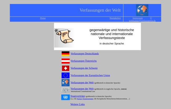 Vorschau von www.verfassungen.de, Verfassungen.de