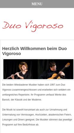 Vorschau der mobilen Webseite www.duovigoroso.de, Duo Vigoroso