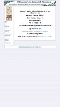 Vorschau der mobilen Webseite www.schachklub-abensberg.de, Schachklub Abensberg