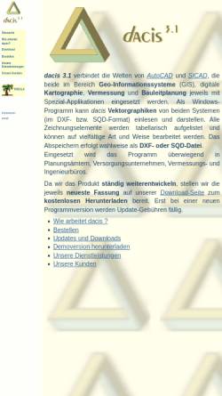 Vorschau der mobilen Webseite www.dacis.de, Ökon GmbH - Dacis