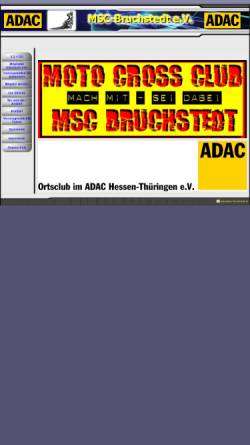 Vorschau der mobilen Webseite www.msc-bruchstedt.de, MSC-Bruchstedt e.V.