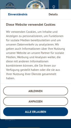 Vorschau der mobilen Webseite www.weihenstephaner.de, Brauerei Weihenstephan
