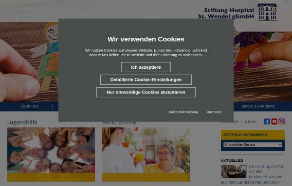 Vorschau von www.stiftung-hospital.com, Stiftung Hospital