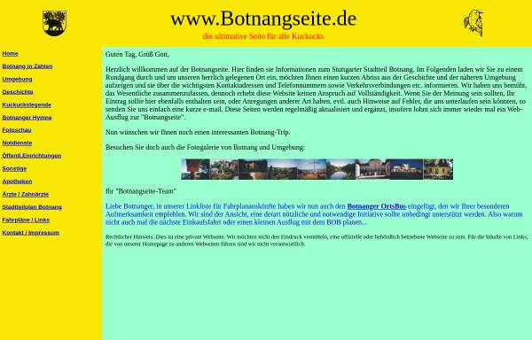 Vorschau von www.botnangseite.de, Botnang