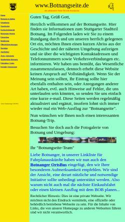 Vorschau der mobilen Webseite www.botnangseite.de, Botnang