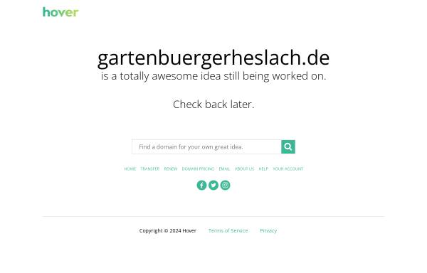 Vorschau von www.gartenbuergerheslach.de, Bürger- und Gartenbauverein Stuttgart-Heslach