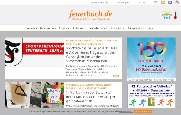 Vorschau von www.feuerbach.de, Feuerbach
