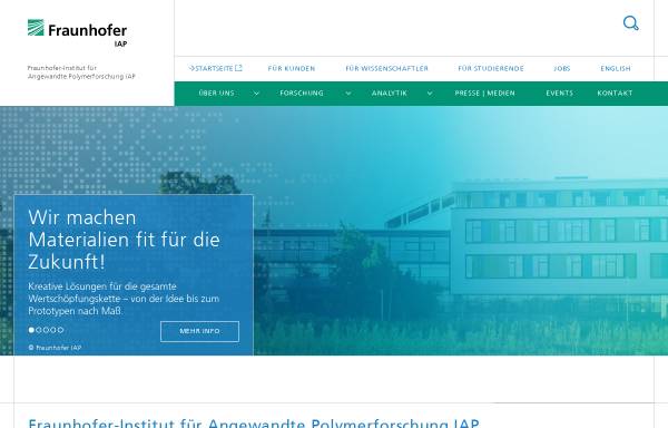 Fraunhofer Institut für angewandte Polymerforschung (IAP)