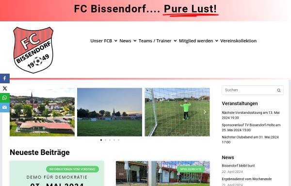 Vorschau von www.fc-bissendorf.de, FC Bissendorf 1949