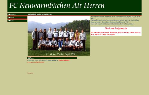 Vorschau von www.fcn-altherren.de, FC Neuwarmbüchen - Altherren