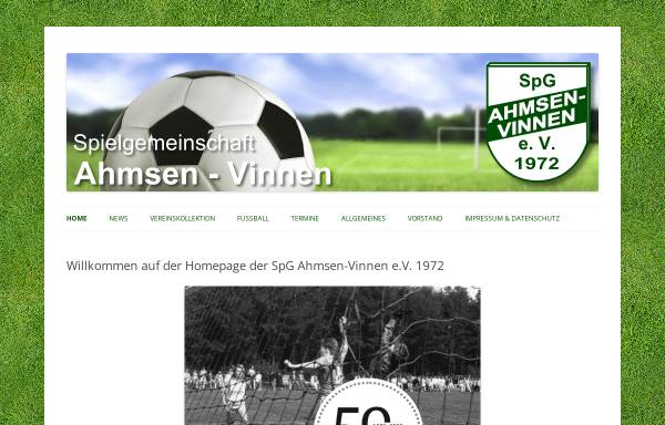 Vorschau von www.ahmsen-vinnen.de, SpG Ahmsen-Vinnen e. V. 1972