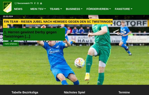 Vorschau von www.tsvbassumfussball.de, TSV Bassum e.V. - Fußball