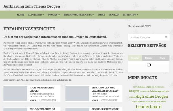 Vorschau von www.drogen-aufklaerung.de, Drogen-Aufklaerung