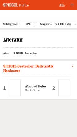 Vorschau der mobilen Webseite gutenberg.spiegel.de, Platen, August von