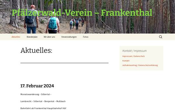 Pfälzerwald-Verein Ortsgruppe Frankenthal