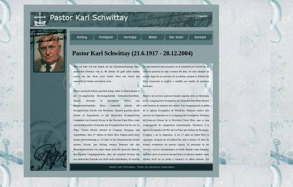 Pastor Karl Schwittay