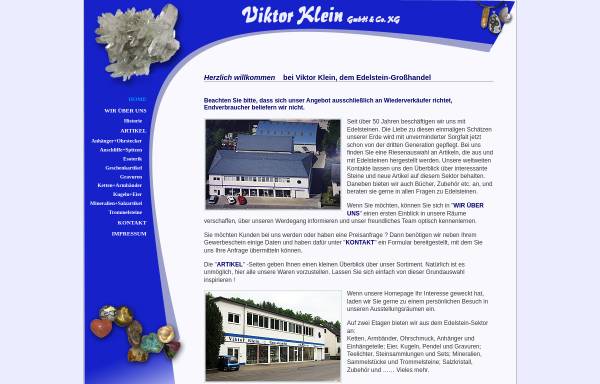 Vorschau von www.viktor-klein.de, Viktor Klein GmbH und Co. KG