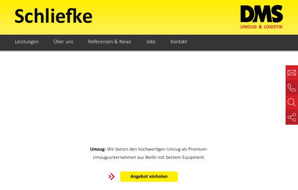 Vorschau von www.schliefke-umzuege.de, Max Schliefke GmbH