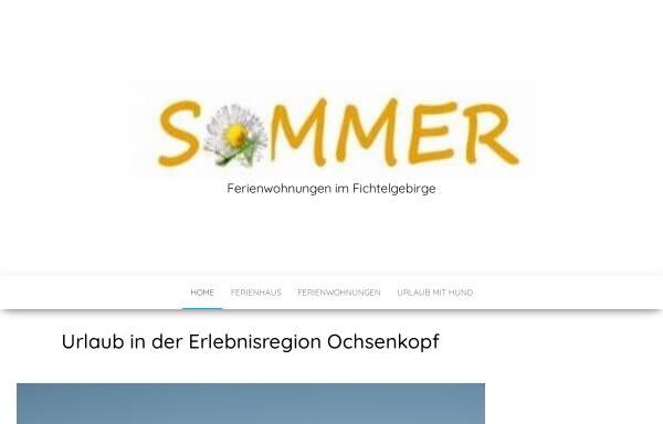 Vorschau von www.fichtelgebirge-ferienwohnungen.de, Ferienwohnungen Barbara