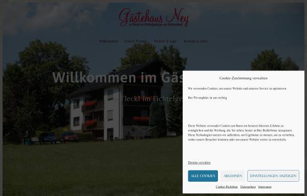 Vorschau von www.ney-fleckl.de, Gästehaus Ney
