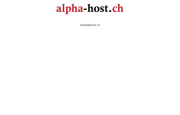 Vorschau von www.alpha-host.ch, alpha-host.ch
