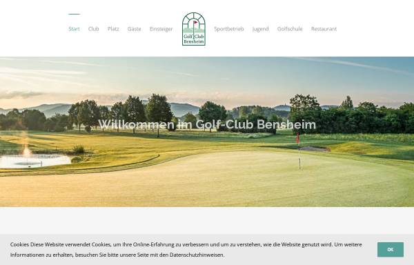 Vorschau von www.golfclub-bensheim.de, Golf Club Bensheim
