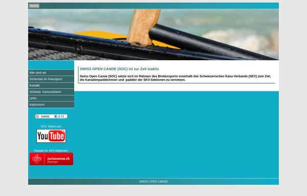 Vorschau von www.soc.ch, Swiss Open Canoe