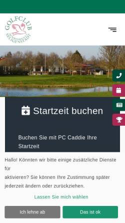 Vorschau der mobilen Webseite golf-seligenstadt.de, Golfclub Seligenstadt am Kortenbach e. V.