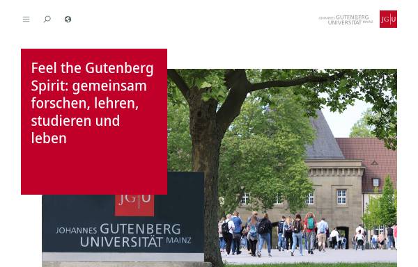 Geographisches Institut der Johannes-Gutenberg-Universität Mainz