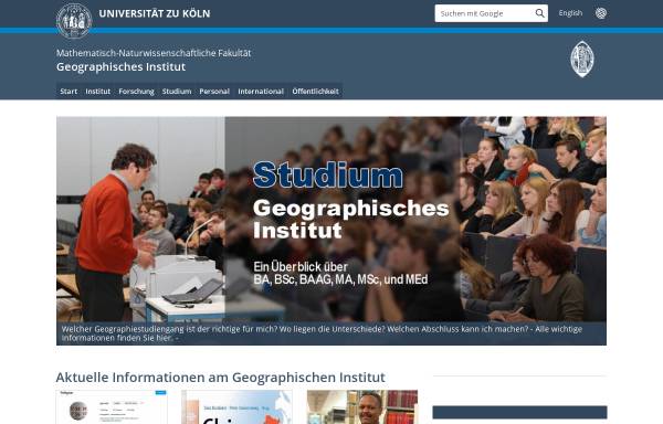 Geographisches Institut der Universität zu Köln