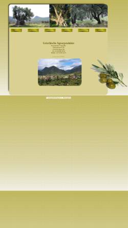 Vorschau der mobilen Webseite www.greek-olive-oil.ch, Argyrakis Import