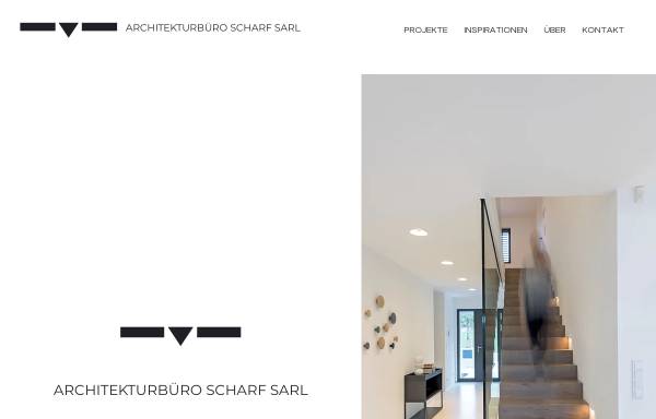 Vorschau von www.scharf.lu, Architekturbüro Scharf GmbH