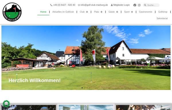 Vorschau von www.golf-club-marburg.de, Oberhessischer Golf-Club Marburg