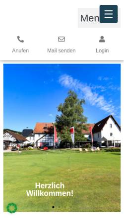 Vorschau der mobilen Webseite www.golf-club-marburg.de, Oberhessischer Golf-Club Marburg