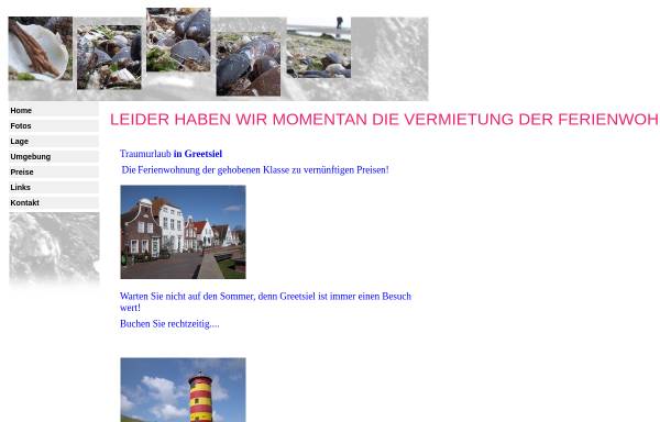 Vorschau von www.ferienwohnung-brauerei-greetsiel.de, Ferienwohnung 