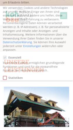 Vorschau der mobilen Webseite www.kohbau.de, Kohpeiß Fachhandel für Bauplanung und Ausführung