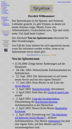 Vorschau der mobilen Webseite www.tatting.de, Spitzentraum