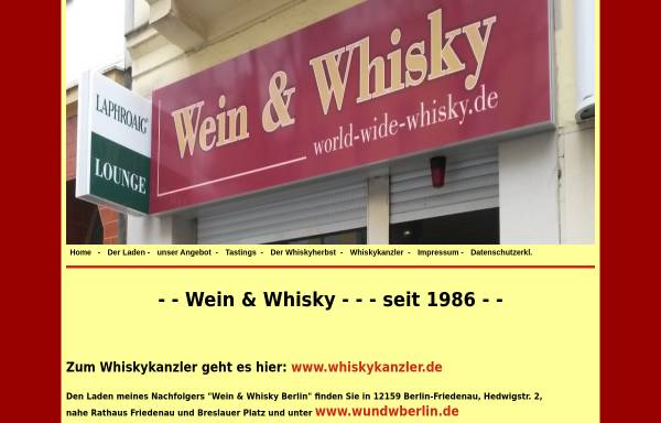 Vorschau von www.world-wide-whisky.de, Werner Hertwig's Wein und Whisky-Shop