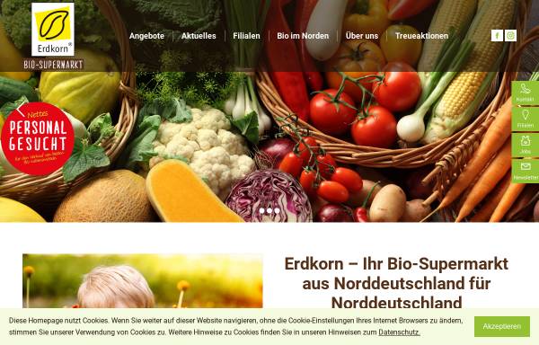 Vorschau von www.erdkorn.de, Erdkorn GmbH