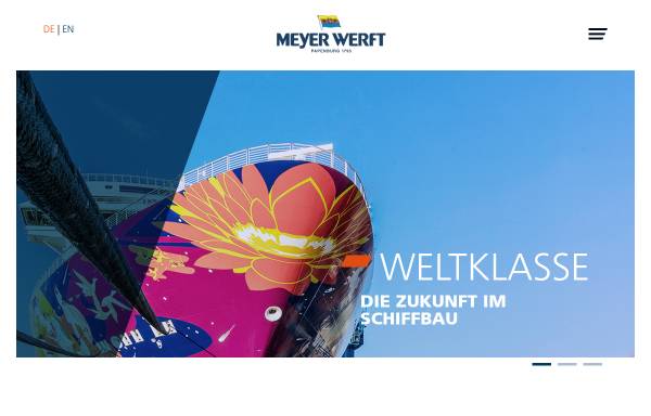 Vorschau von www.meyerwerft.de, Meyer Werft