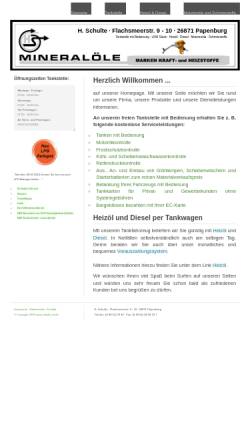 Vorschau der mobilen Webseite www.schulte-oil.de, Schulte, Hartmut