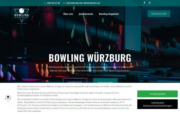 Vorschau von www.bowling-wuerzburg.de, Bowling Würzburg Heuchelhof