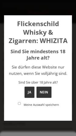 Vorschau der mobilen Webseite www.whizita.de, Whizita - Ernst Flickenschild
